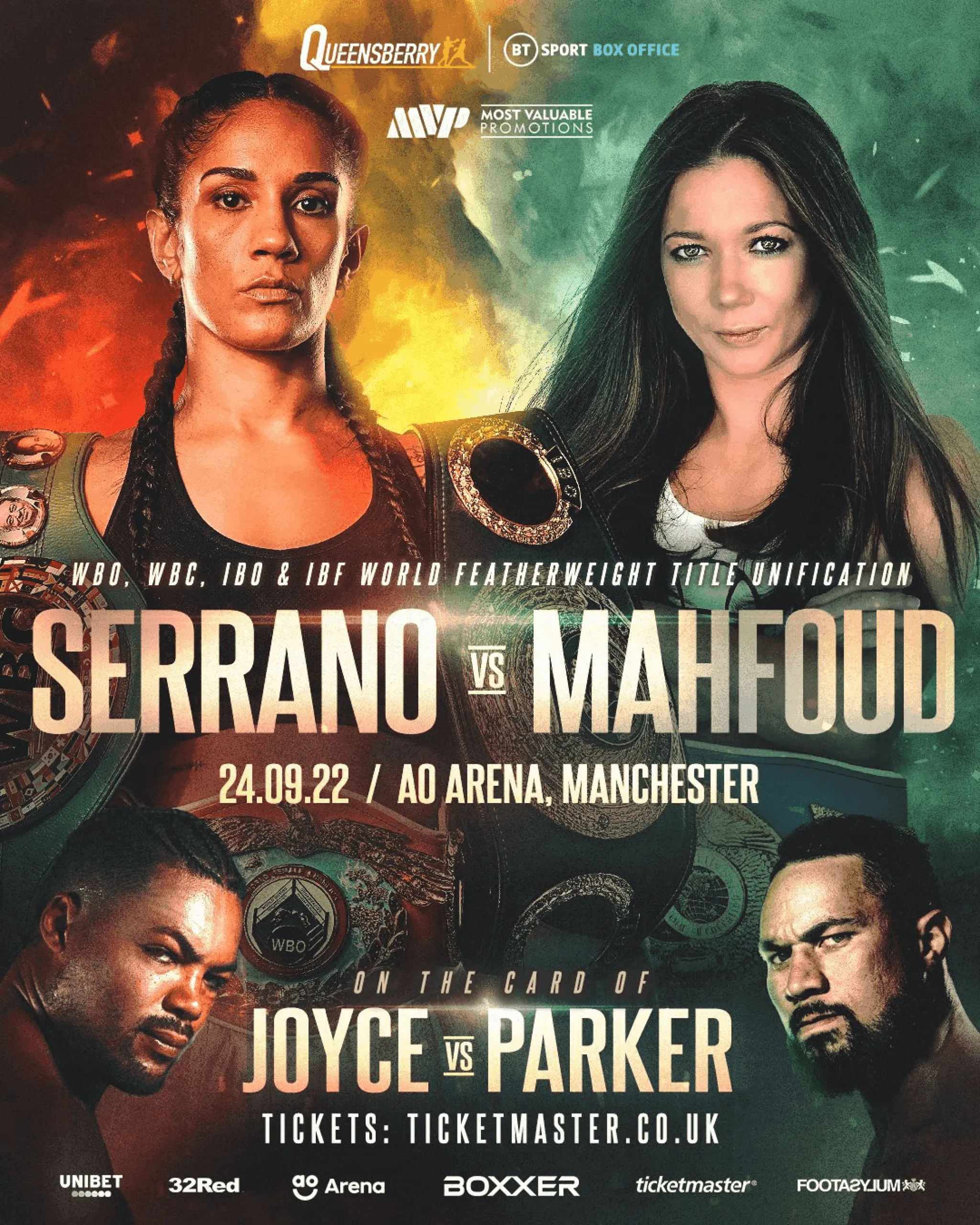 Amanda Serrano vs Sarah Mahfoud