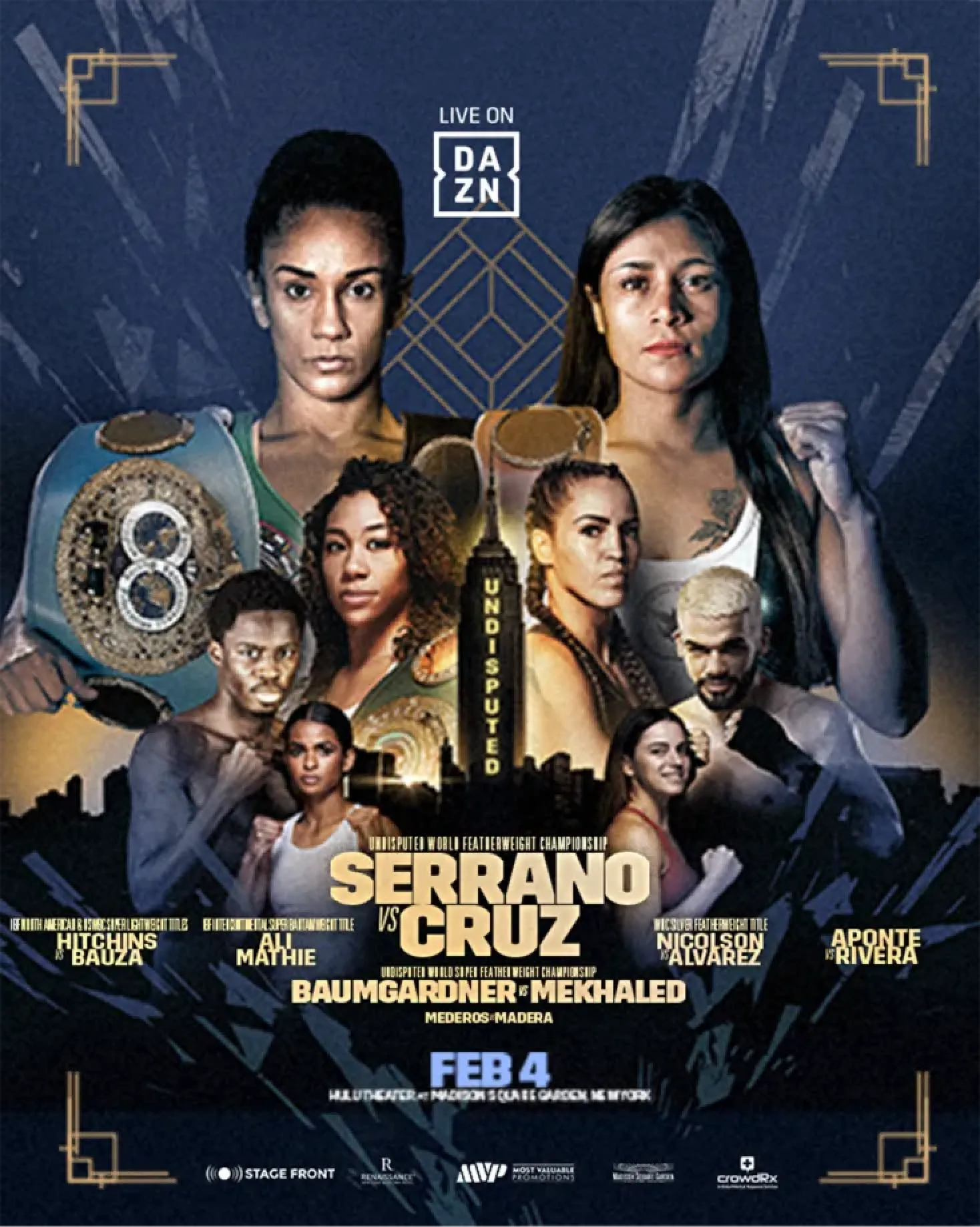 Amanda Serrano vs Erika Cruz